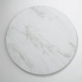 White Round Marble Melamine Serving Board H23252