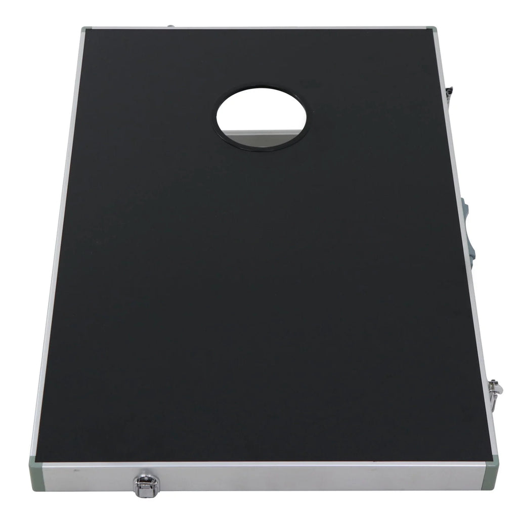 Portable Aluminum Framed Cornhole Toss Game Set with 8 Bean Bags R472