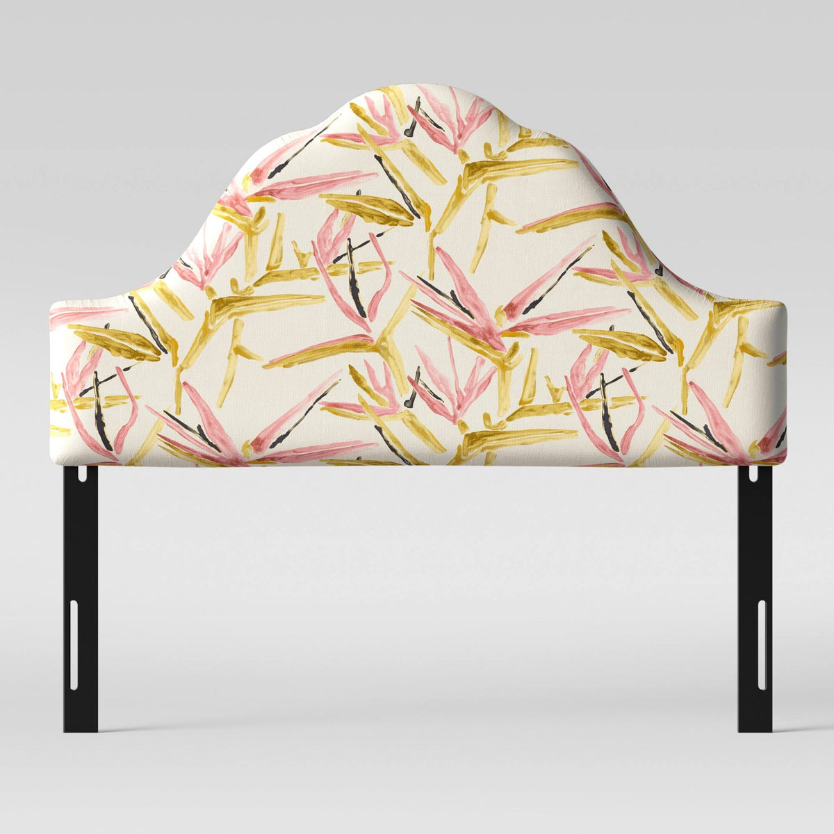 Pink Cream Arched Headboard I864