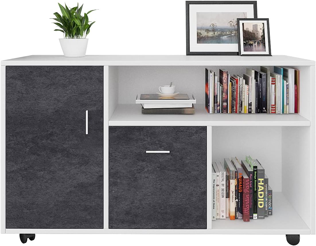 2 Drawer Wood File Cabinet with Lock P47530