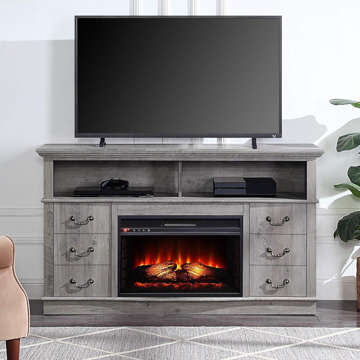 48 Inch Electric Fireplace TV Stand T88369