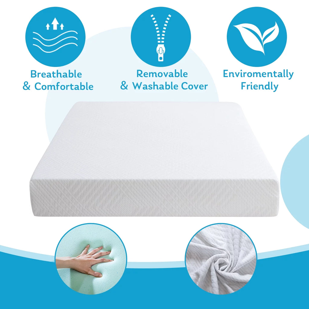 Short Queen 8 inch Memory Foam Mattress M846
