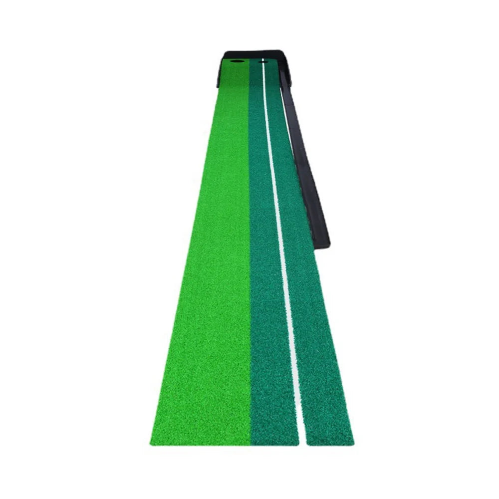 Indoor Golf Putting Green Training Mat with Auto Ball Return L344127