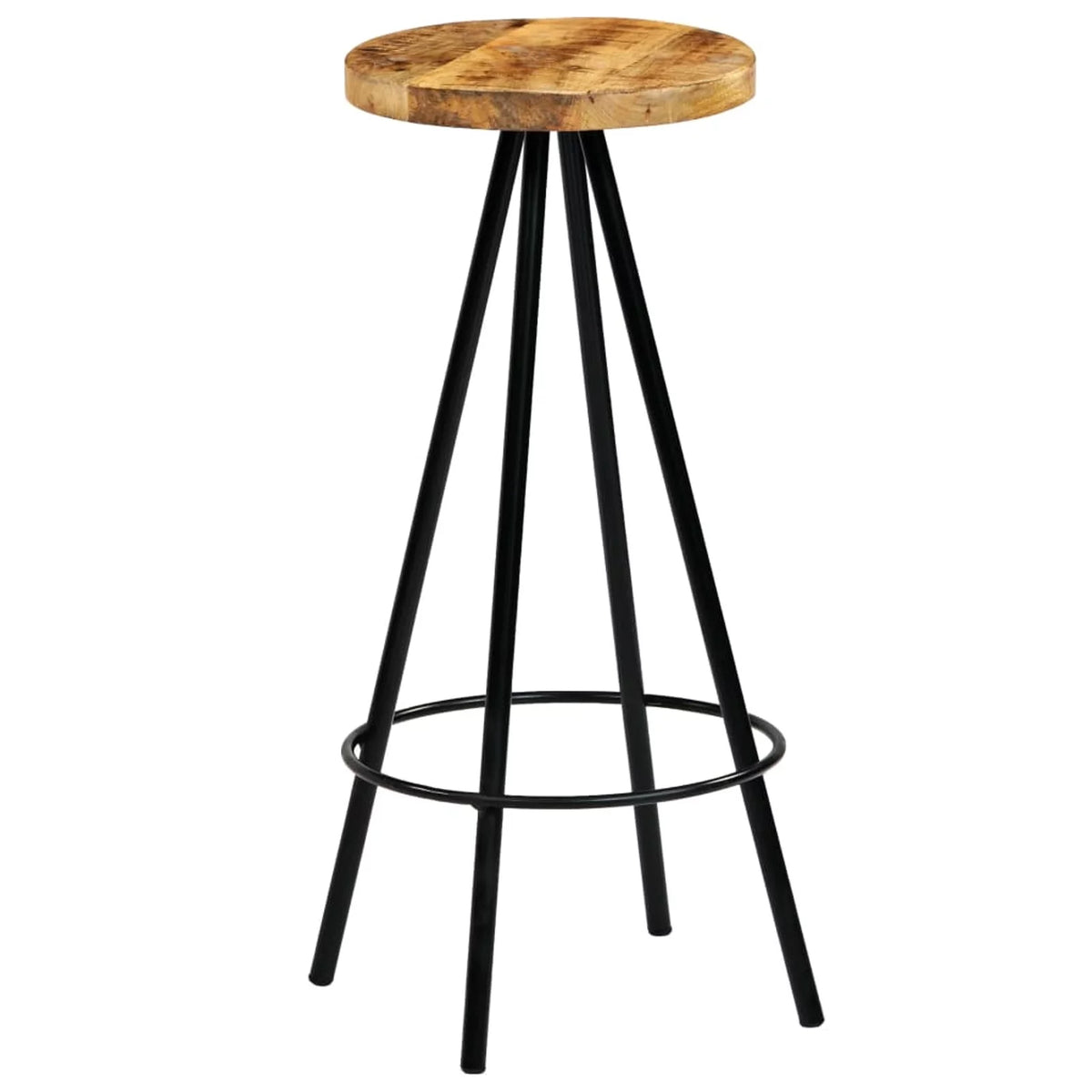 4 pcs Solid Mango Wood Bar Stools U825