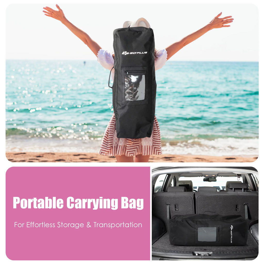 10.5' Inflatable Stand Up Paddle Board with Carry Bag P61427