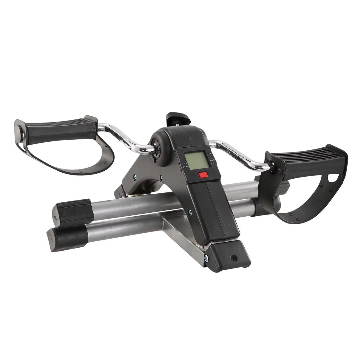 Folding Stationary Exercise Bike LCD Display Black Z7663
