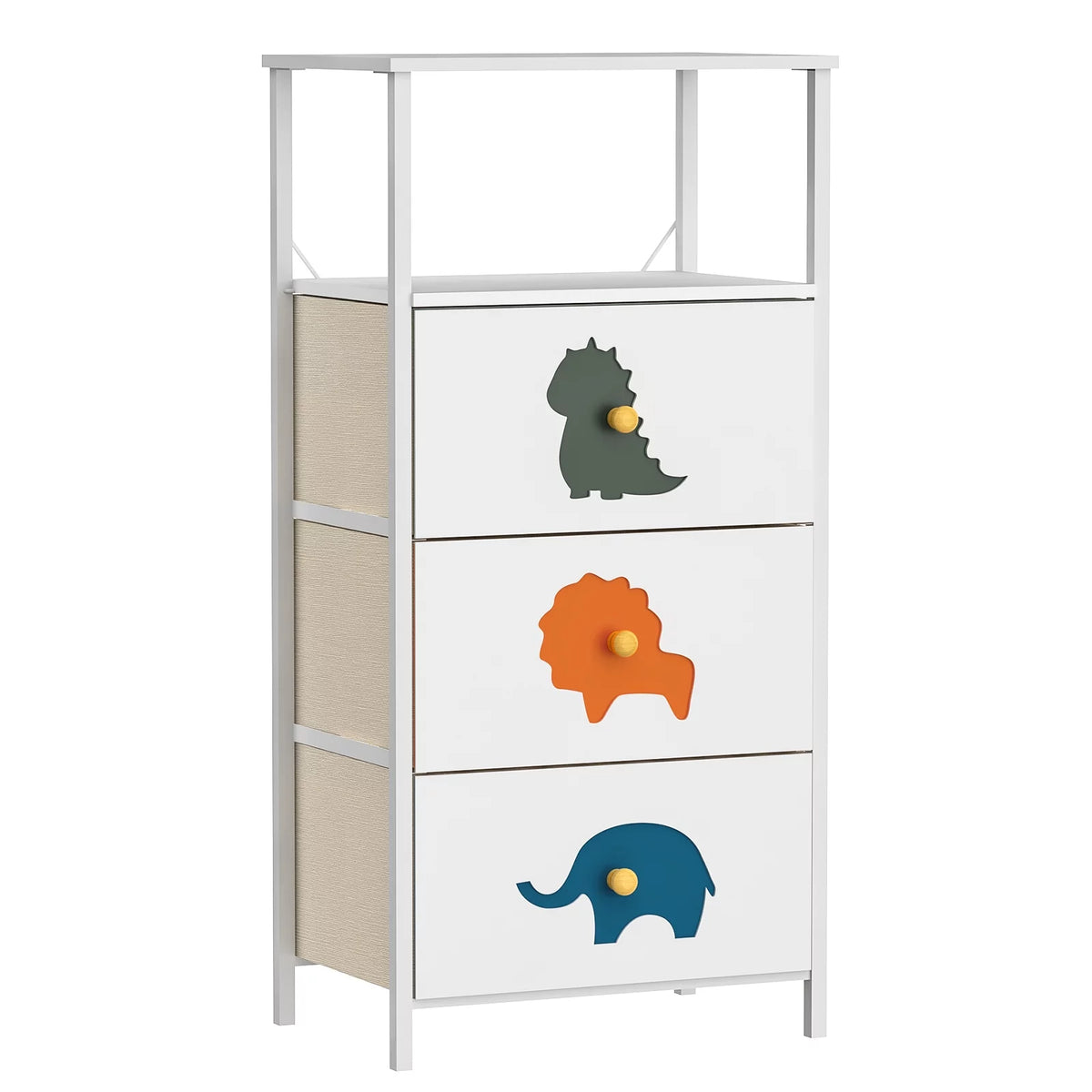 White 5 Drawer Dresser A764
