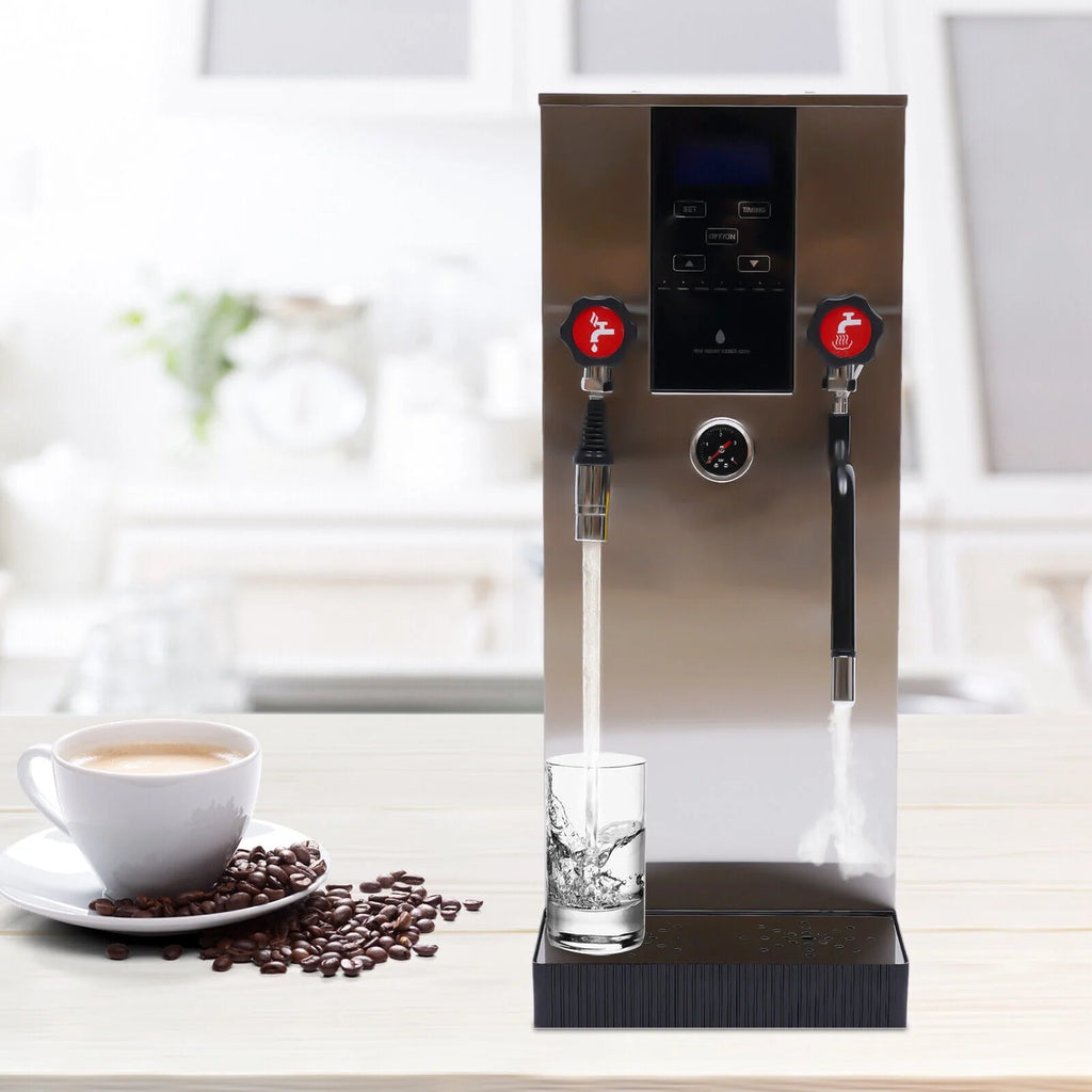 12L 4 in 1 Stainless Steel Espresso Coffee Milk Foam Maker 2500W L181653