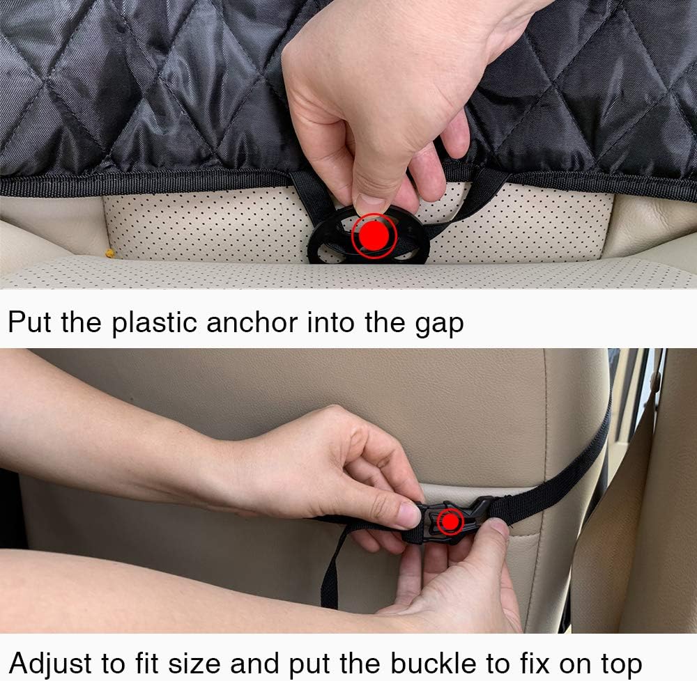 2-in-1 Waterproof Dog Car Seat Cover Pet Car Hammock I3844