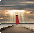 Manistique Lighthouse Canvas Art 22X22 M44685
