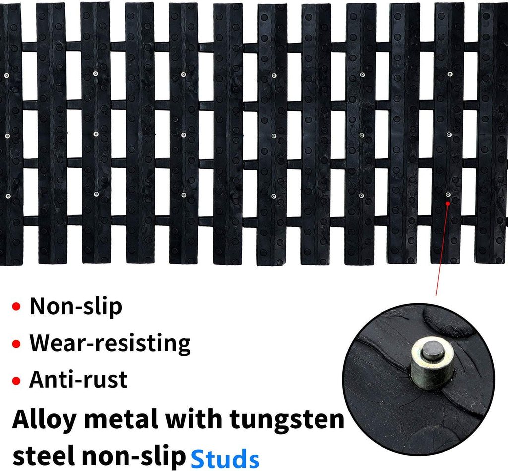 Tire Traction Mats Portable for Snow Ice Mud and Sand 2PCS 27.6in I232