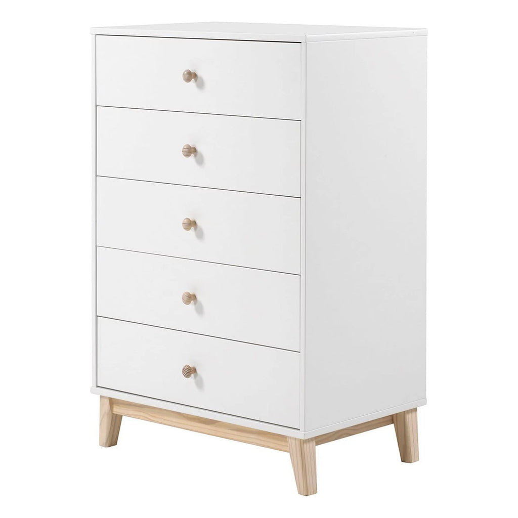 White 5-Drawer Chest A544