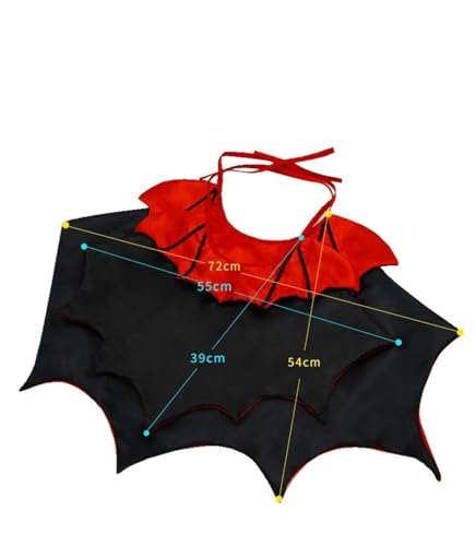 5-Piece Halloween Pet Cosplay Vampire Cloak G918472
