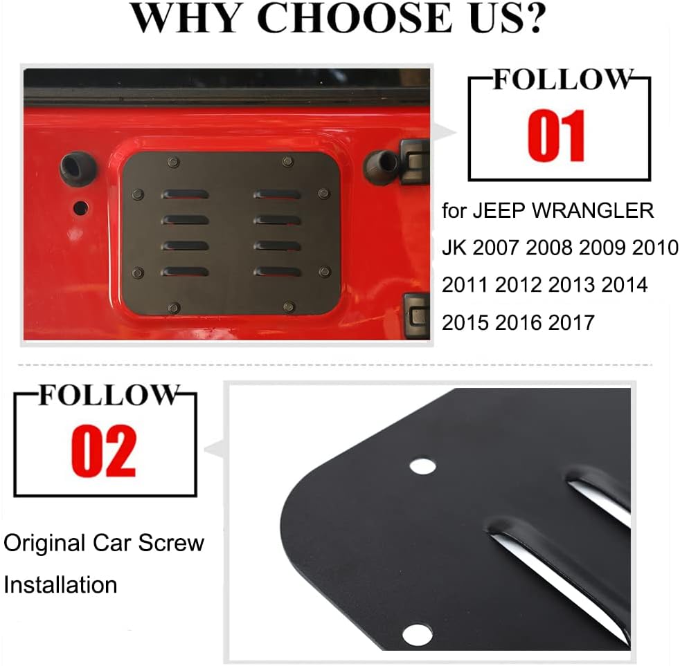 Spare Tire Carrier Delete Filler Pack of 2 A3133