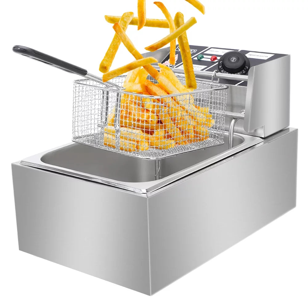 12L 5000W Stainless Steel Electric Countertop Deep Fryer R661