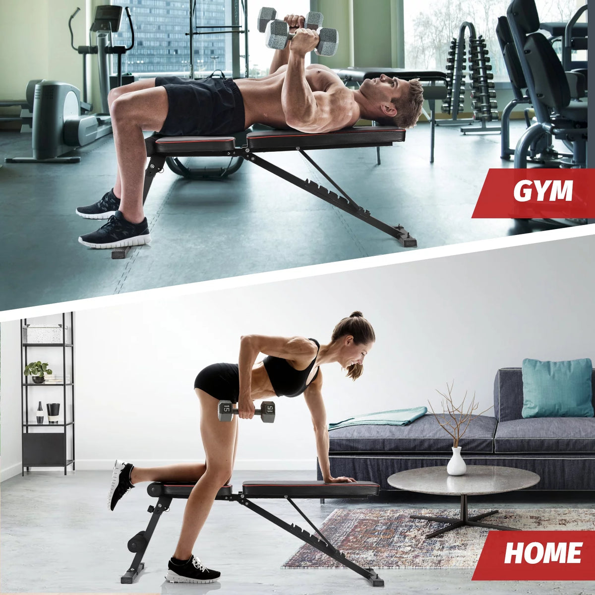 Adjustable Incline Decline Foldable Weight Bench C776572