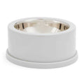 Stainless-Steel Grey Dog Bowl A9582