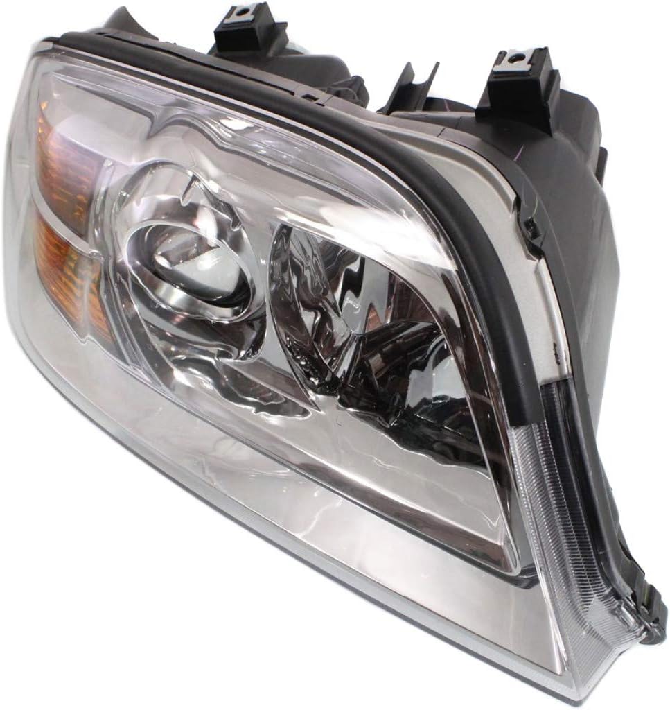 2004 2005 2006 Acura MDX Headlight Assembly Driver Side Black Housing M168
