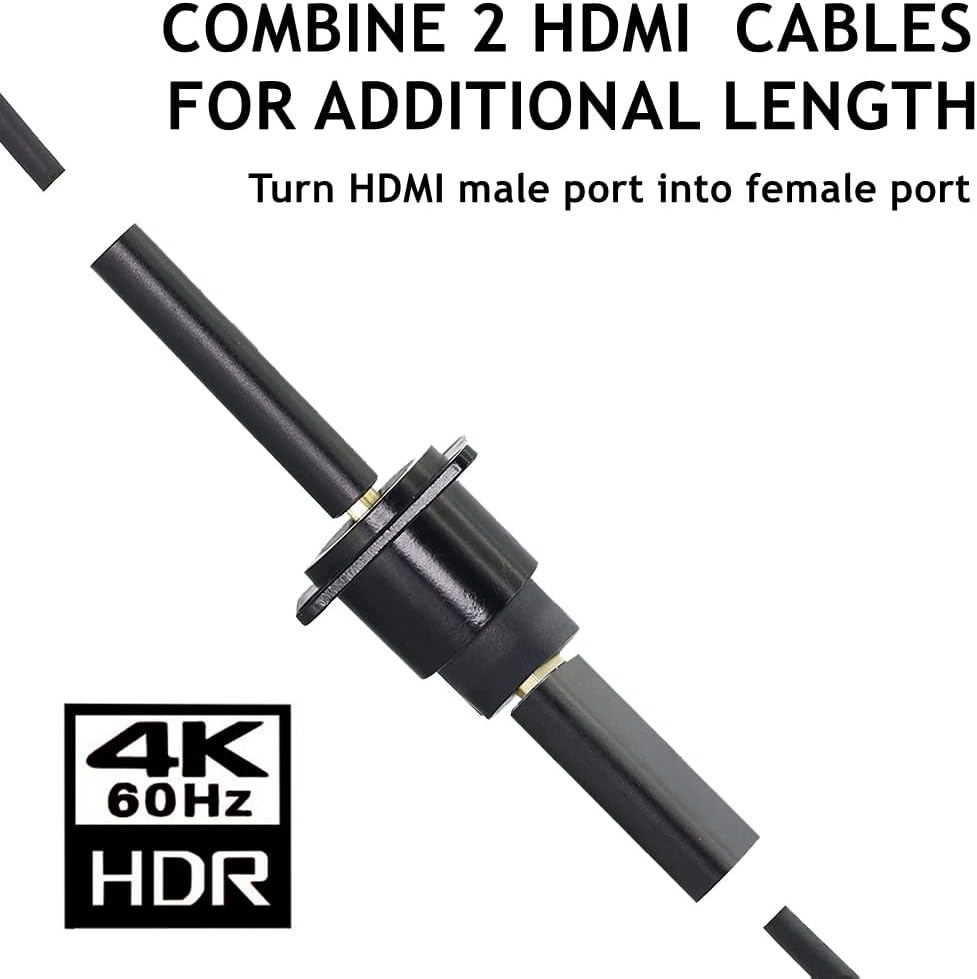 10 Pack HDMI Female to Female 4K Adapter with Cap J262