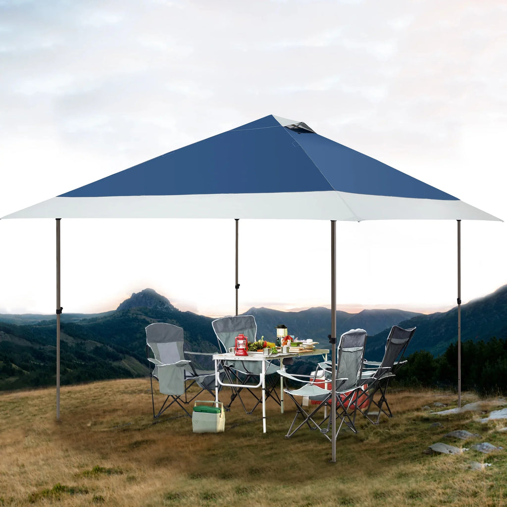 13'x13' Pop-up Canopy with Auto Extending Eaves J2406