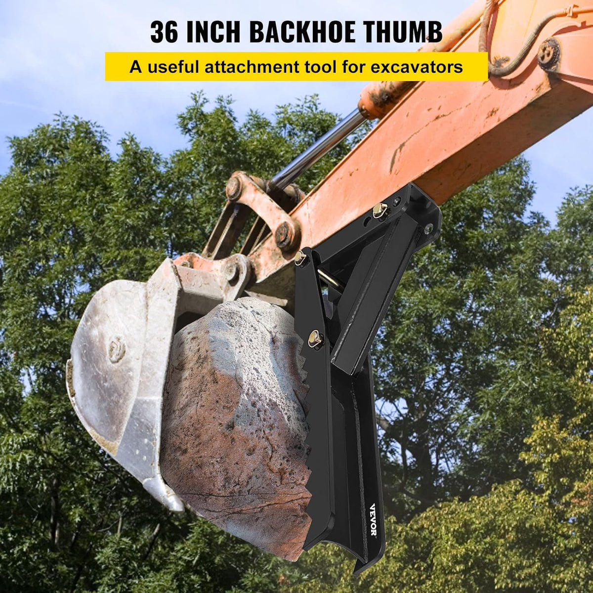 36 inch Adjustable Weld On Backhoe Thumb A762489