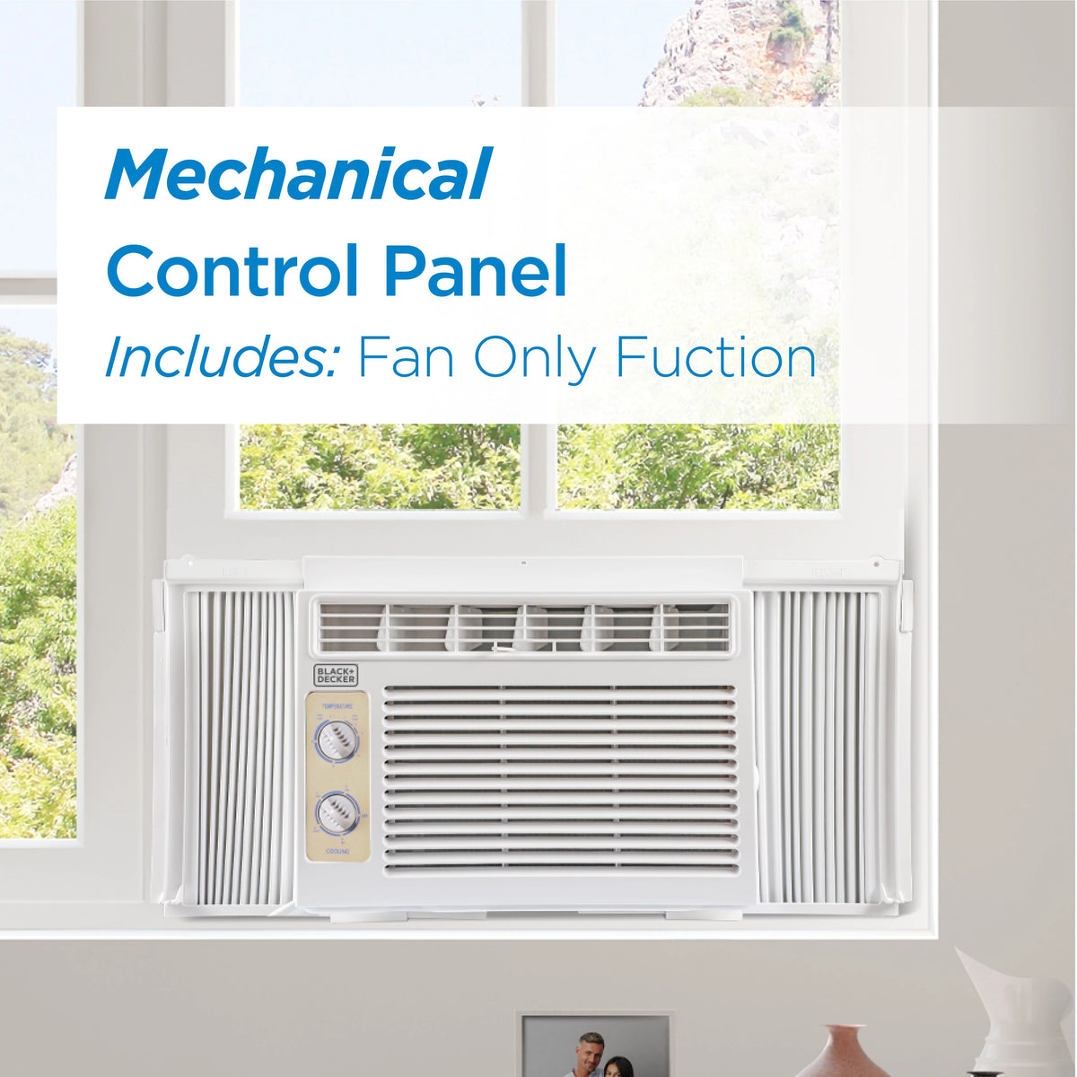 5000 BTU White Window Air Conditioner O282694