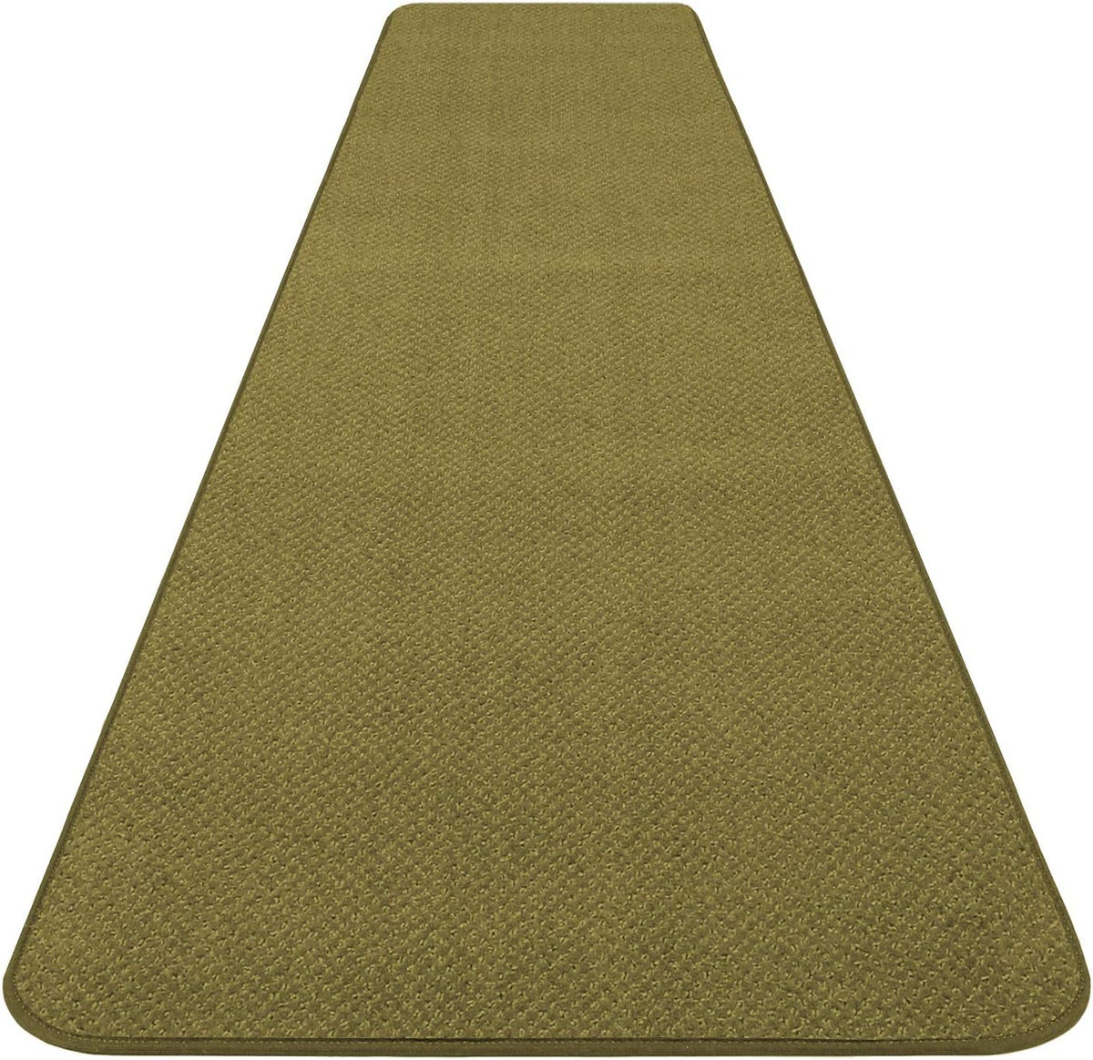 Olive Green 18 Feet X 48 Inches Skid-Resistant Carpet Runner Z212690