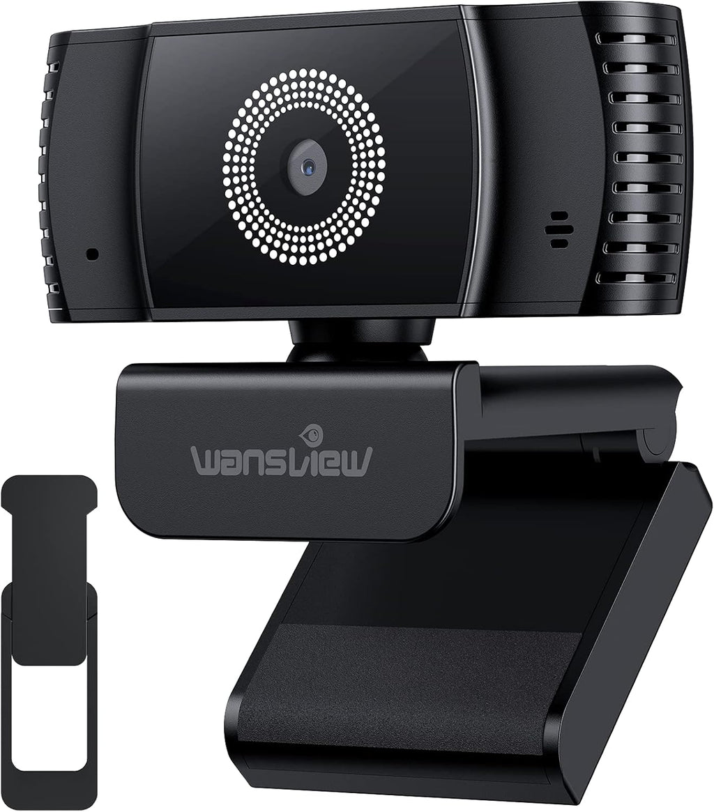 1080P HD USB Webcam with Microphone and Privacy Cover Pack of 2 E8812