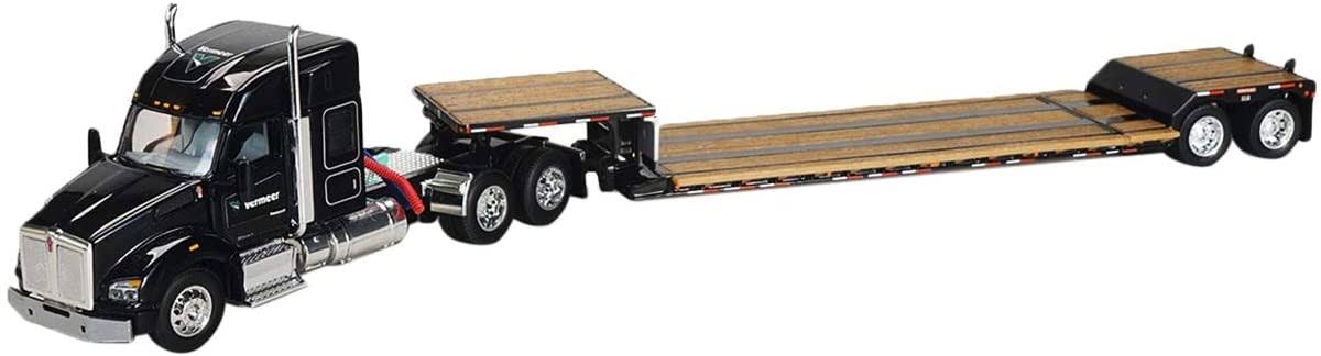 1:64 Diecast Model Tractor Truck with Lowboy Trailer O42811