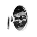 Aged Brass Shower Trim Plate with Handle B80594