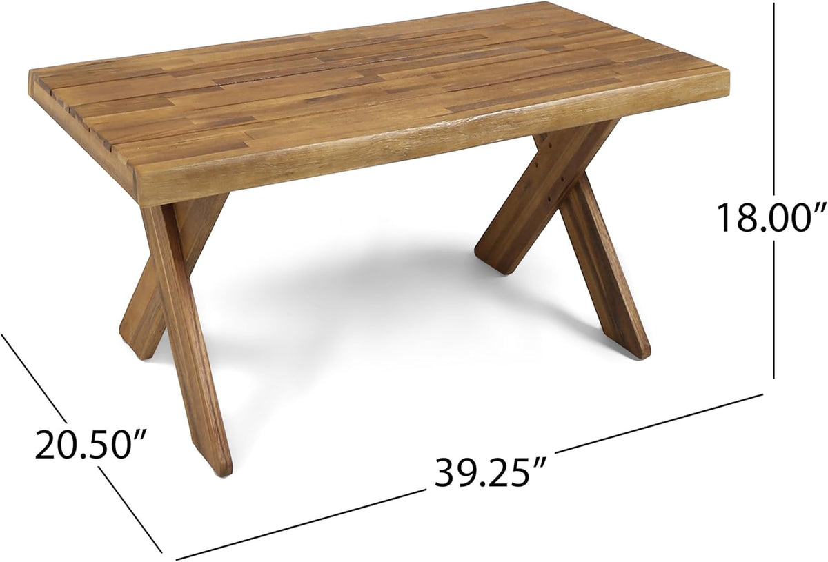 Acacia Wood Coffee Table H270232