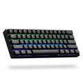 60% Mechanical Keyboard Wireless/Wired RGB Gateron Red Black F615
