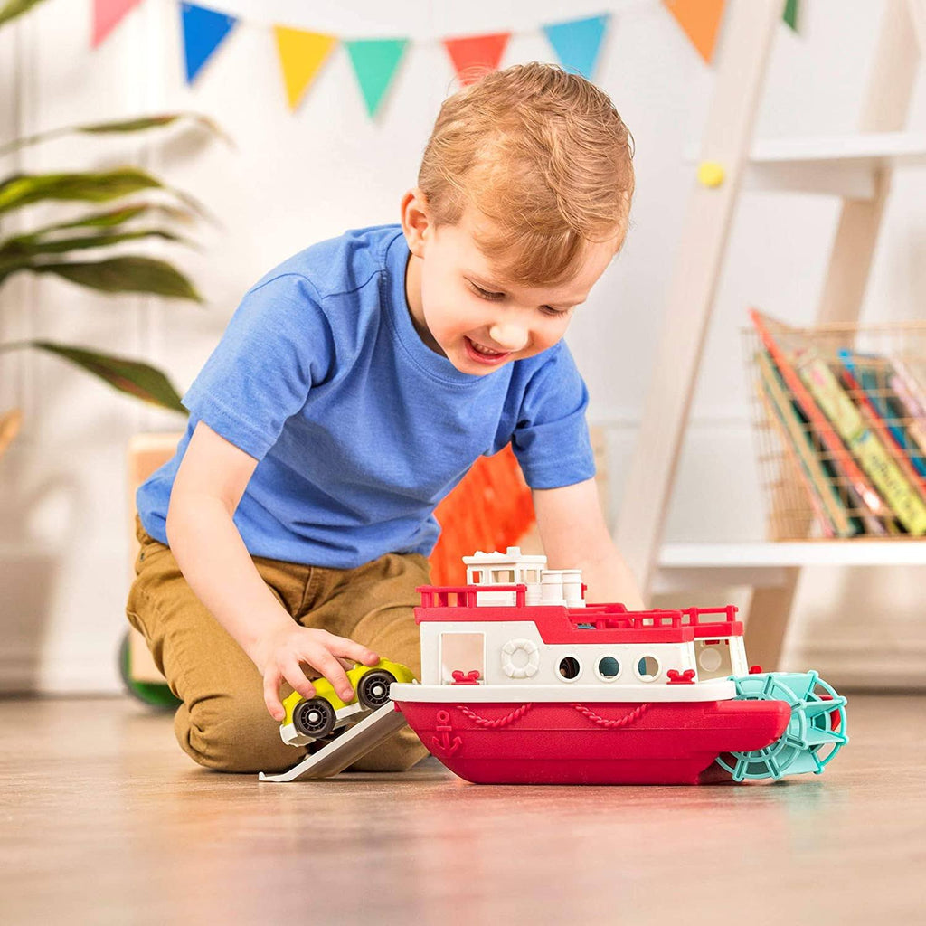 Floating Bath Toy Boat with Cars 3 pc B3924