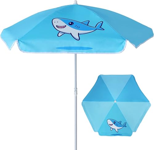 5ft Beach Umbrella for Sand and Water Table F488
