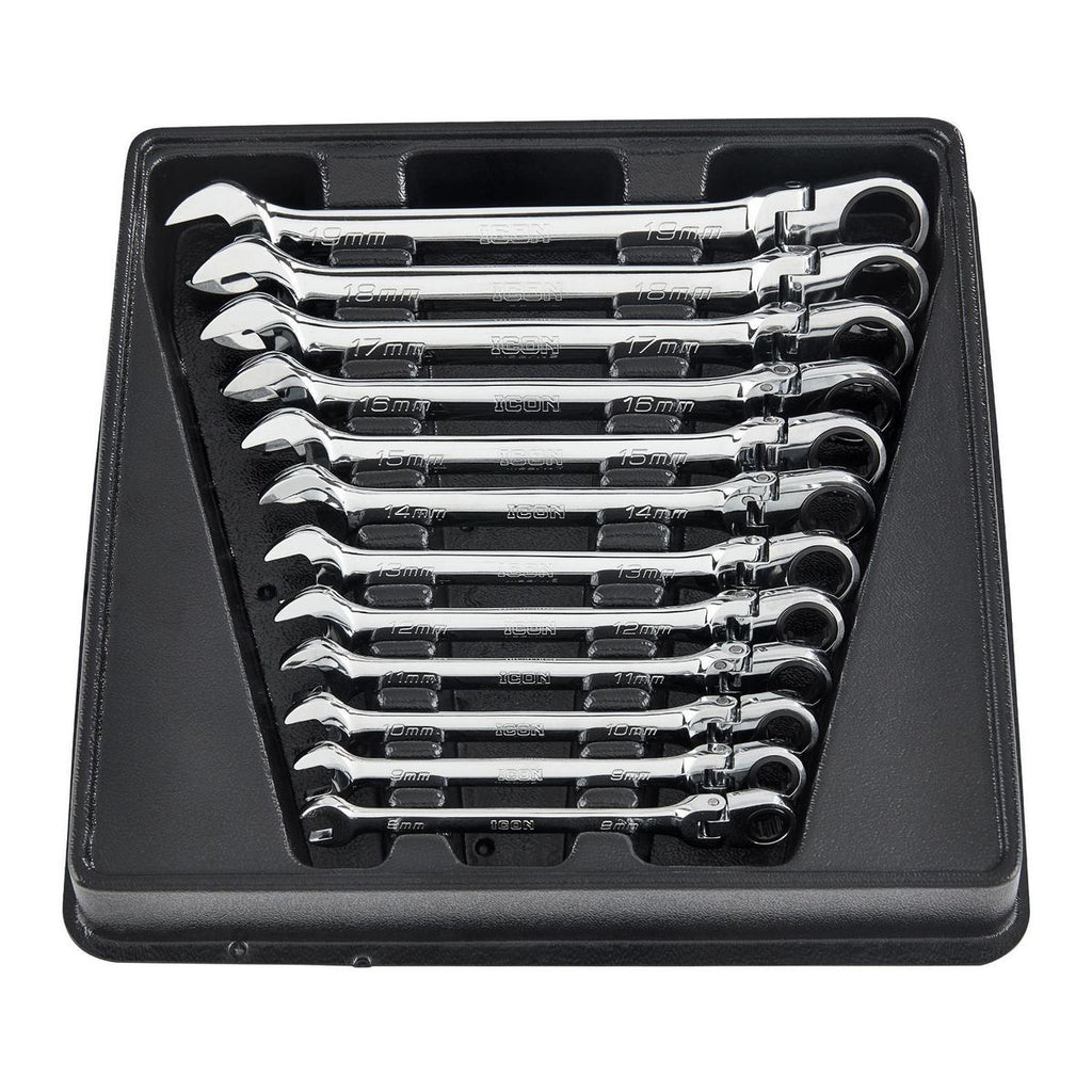 12-Piece Metric Ratcheting Combination Wrench D828