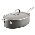 Hard Anodized Nonstick 5 qt Oval Saute Pan Q810