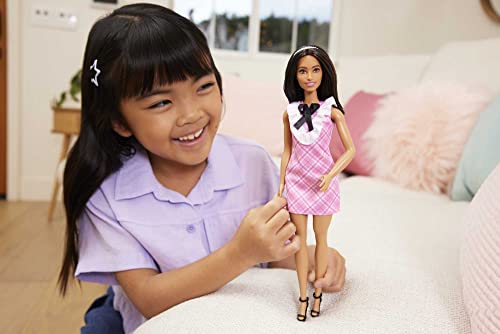 Purple Hair Plaid Shirt Doll C395787
