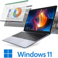 14.1" Laptop 256GB SSD 8G RAM Windows 11 Intel Quad Core IPS Screen P91610