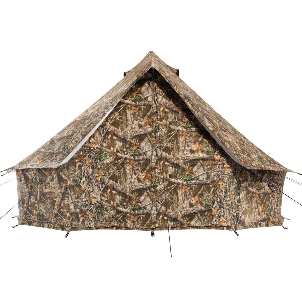 Canvas Bell Tent with Stove Jack, Water Repellent 4-Season Camp T18175
