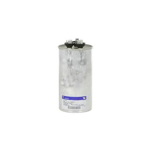 Dual Run Capacitor, 75/10 Mfd, 440V, Round J25499