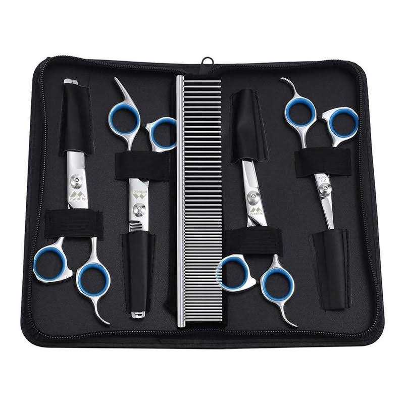 Dog Grooming Scissors Kit Set of 5 S250