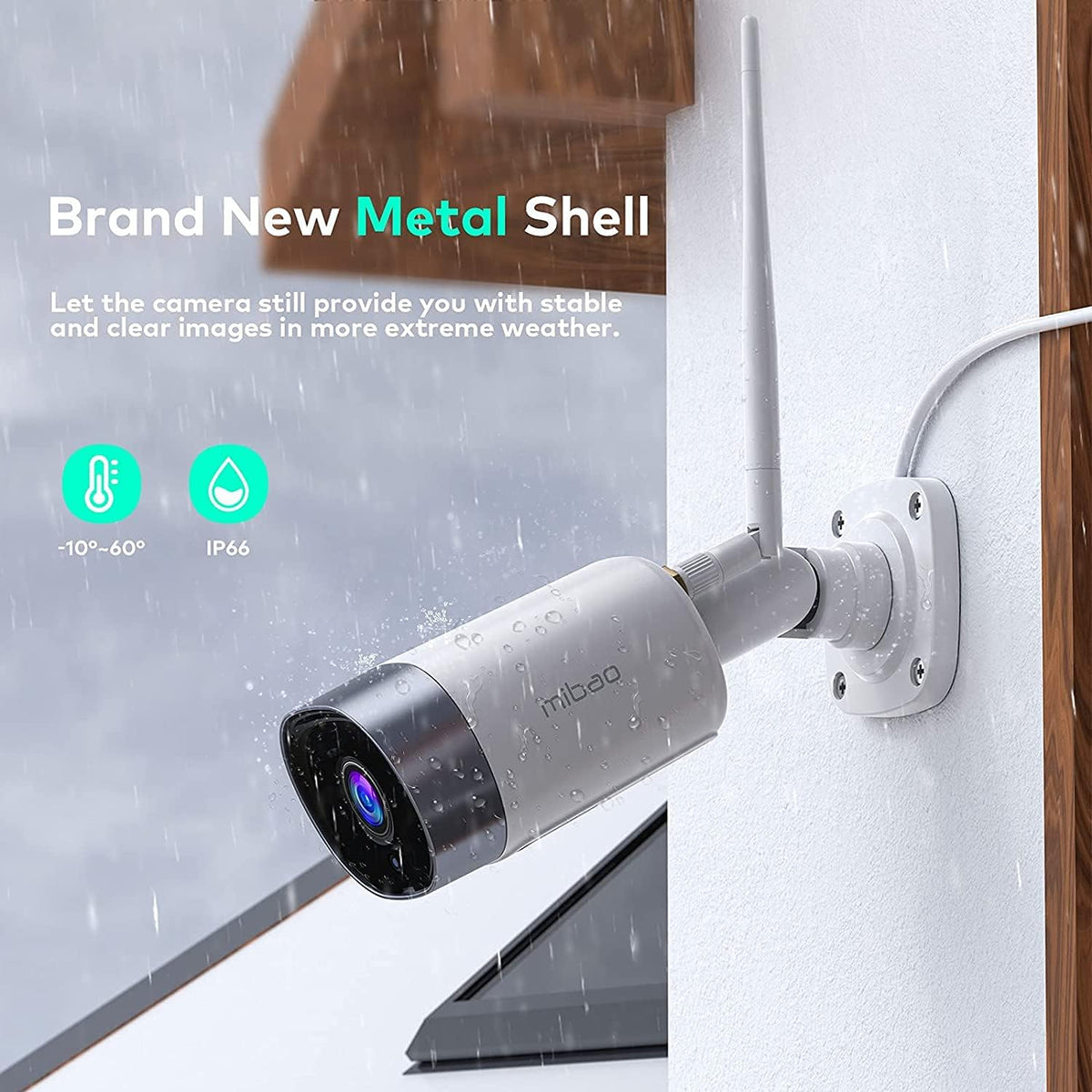 1080P WiFi Outdoor Security Cameras with Night Vision H62306