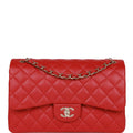 Red Caviar Double Flap Bag I100