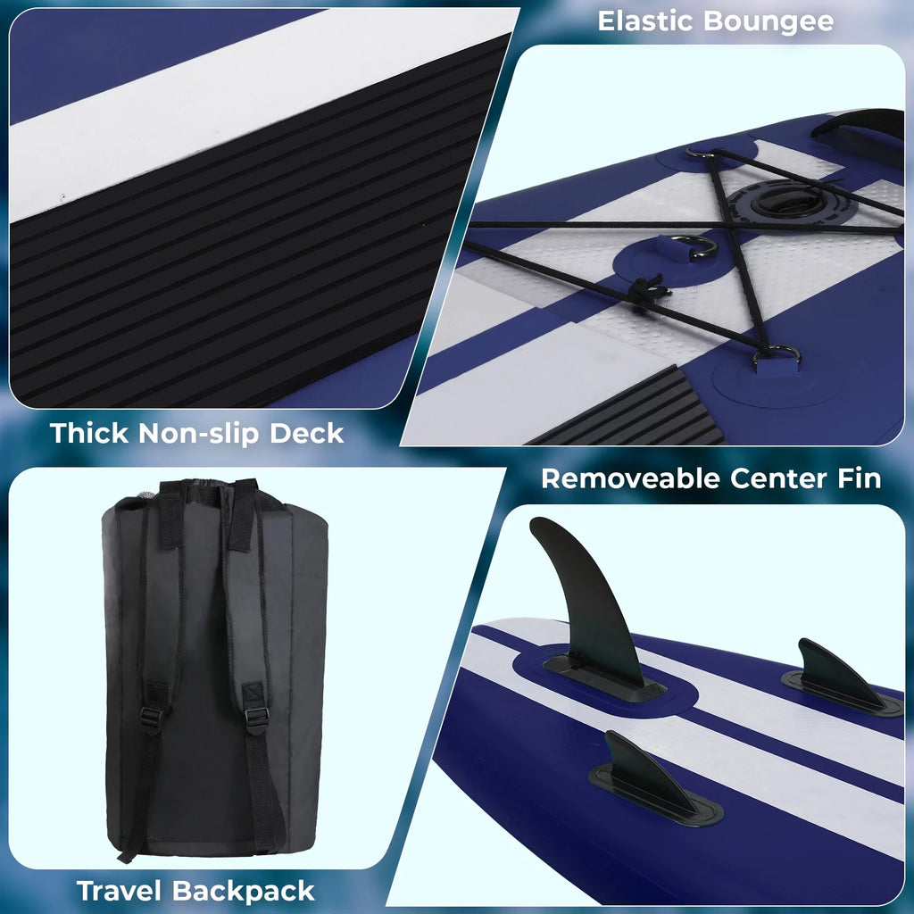 11' Inflatable Stand up Paddle Board with SUP Accessories W700387