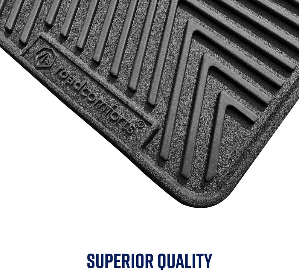 Custom Fit All Weather Floor Mats 4pcs Black K1722