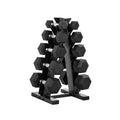 150 Lb. Rubber Hex Dumbbell Weight Set Y67081