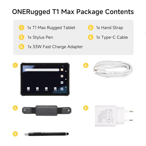 10.95 inch Android 14 Rugged Tablet 8GB+128GB IP68 Waterproof M30830