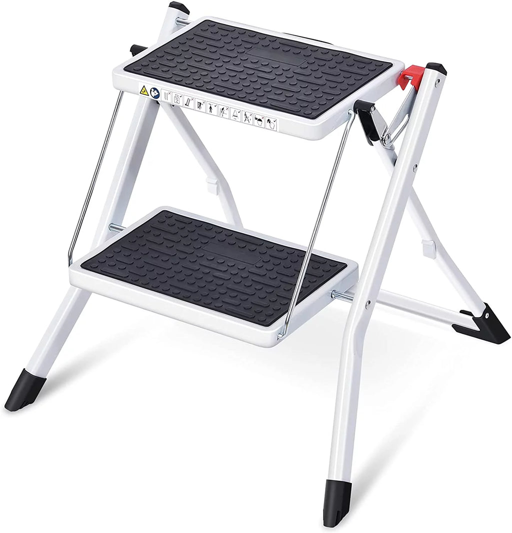 2 Step Folding Non-Slip Ladder 330Lbs Capacity H6011