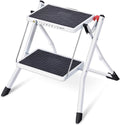 2 Step Folding Non-Slip Ladder 330Lbs Capacity H6011