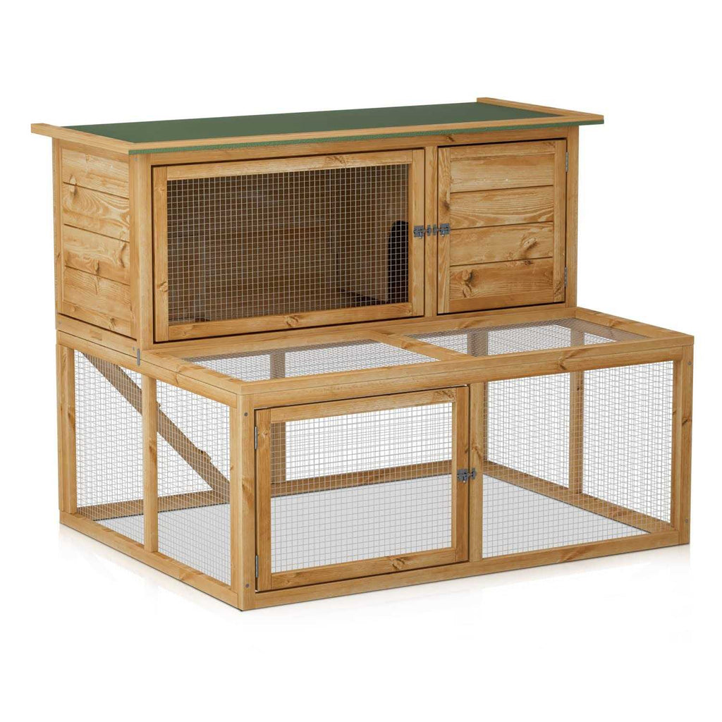 Outdoor Chicken Coop with 3 Access Areas A95096
